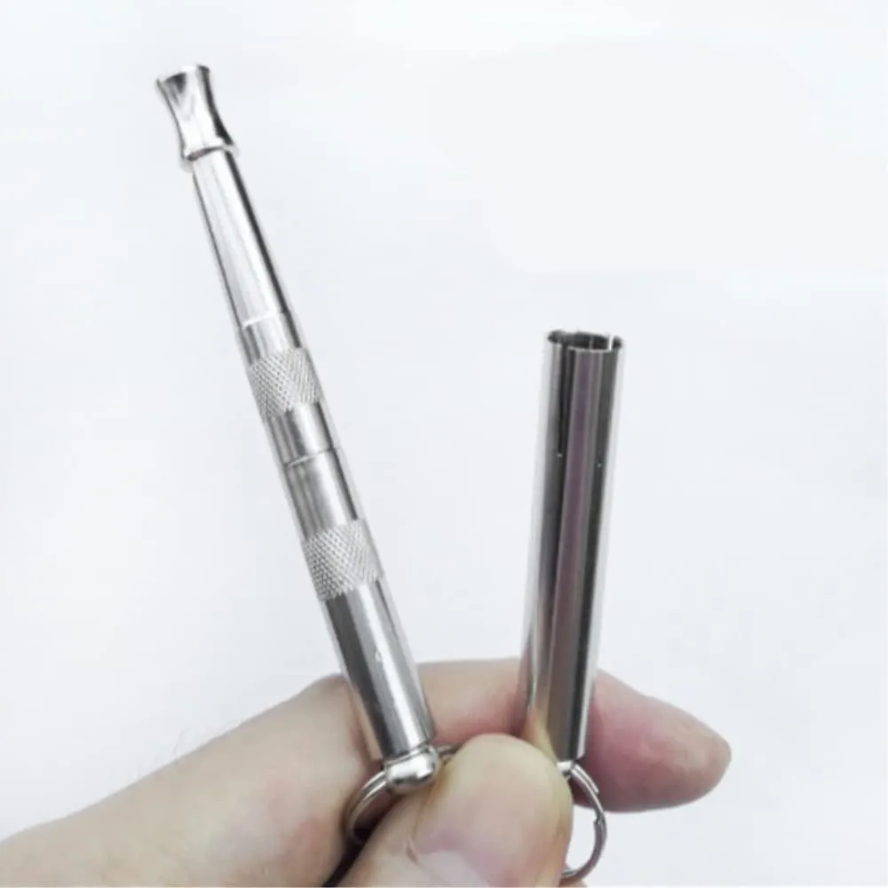 1 Pc Dog Whistles, Dog Training Whistle Professional Gundog Whistle High Pitch Dog Whistle with Lanyard Keychain for Barking & Recall