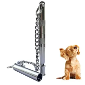 1 Pc Dog Whistles, Dog Training Whistle Professional Gundog Whistle High Pitch Dog Whistle with Lanyard Keychain for Barking & Recall
