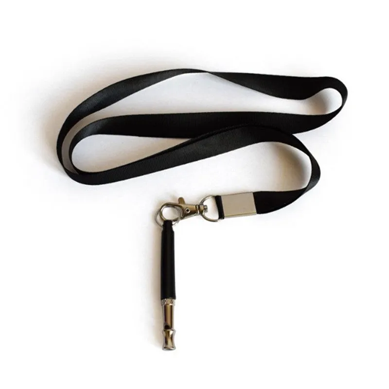 5 pcs set Dog Training Whistle Training Clicker with Wrist Strap Whistle Kit