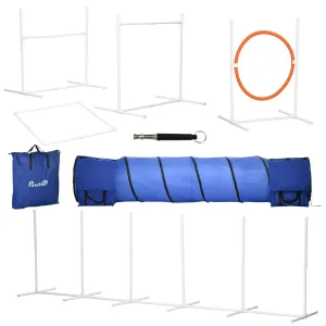 8-Piece Agility Training Equipment Set for Dogs