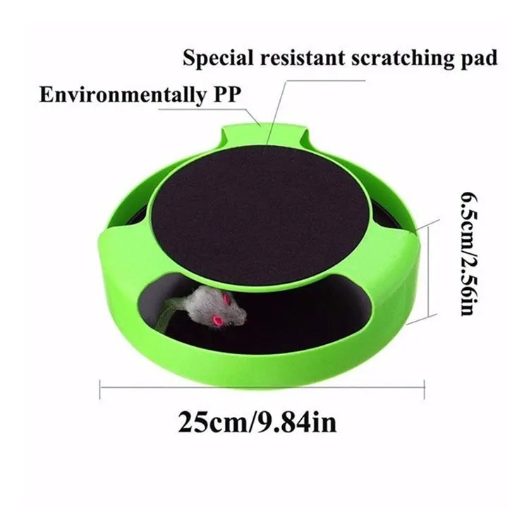 All cats Interactive Cat Tunnel Toy Moving Mouse Rotating Smart Toys for Cat(10 Pack)