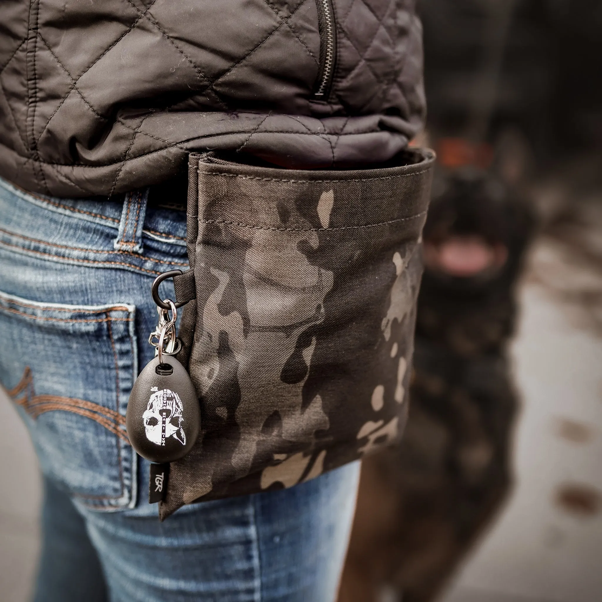 Black Multicam Cordura Treat Pouch