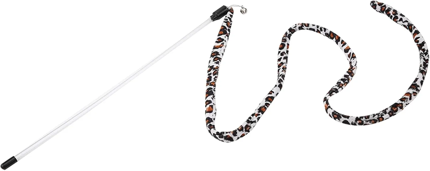 Cat Wand Toy, Cat Wand Cat Teaser Charmer Cat Fishing Pole Toy Cat Stick Toy Interactive Cat Toys Wand Fun Cat Kitten Kitty Playing Toy for Cats Kittens Training Pets Exerciser