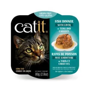 CatIt Wet Cat Food Fish Dinner With Tuna & Carrot