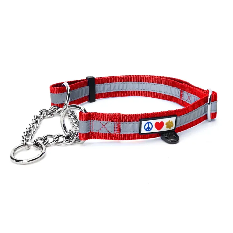 Chain Martingale Reflective Dog Collar