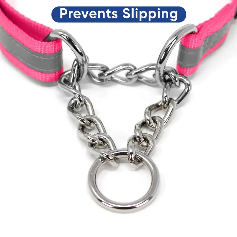 Chain Martingale Reflective Dog Collar