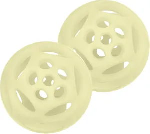 Chew King Glowing Fetch Ball, Dog Ball Toys, Large 2-Pack Lattice
