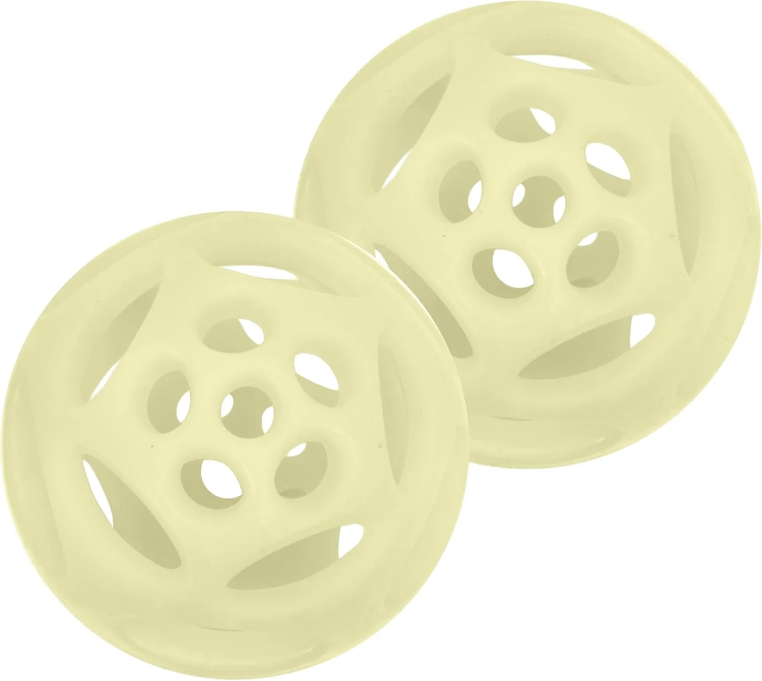 Chew King Glowing Fetch Ball, Dog Ball Toys, Large 2-Pack Lattice