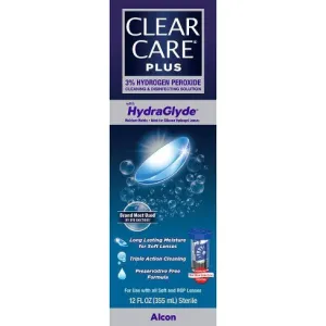 Clear Care Plus 3% Hydrogen Peroxide Cleaning & Disinfecting Solution 12fl oz