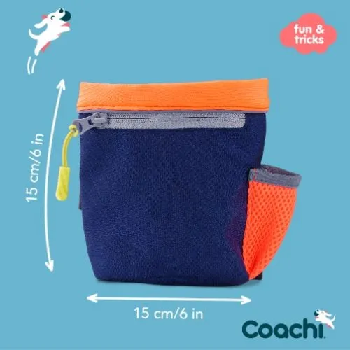 Coachi Navy & Coral Train & Treat Bag