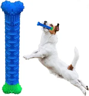 DesirePath Puppy Brush Dog Toothbrush Chew Toy Stick for Tooth Cleaning,Puppy Dental Care Brushing Toy - Natural Rubber Bite Resistant Dog Toothbrush Toy