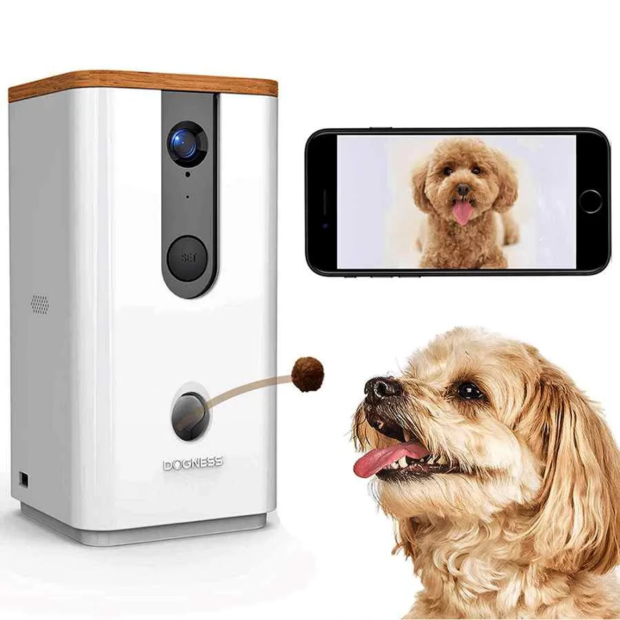 DOGNESS Pet Treat Dispenser with Camera via App