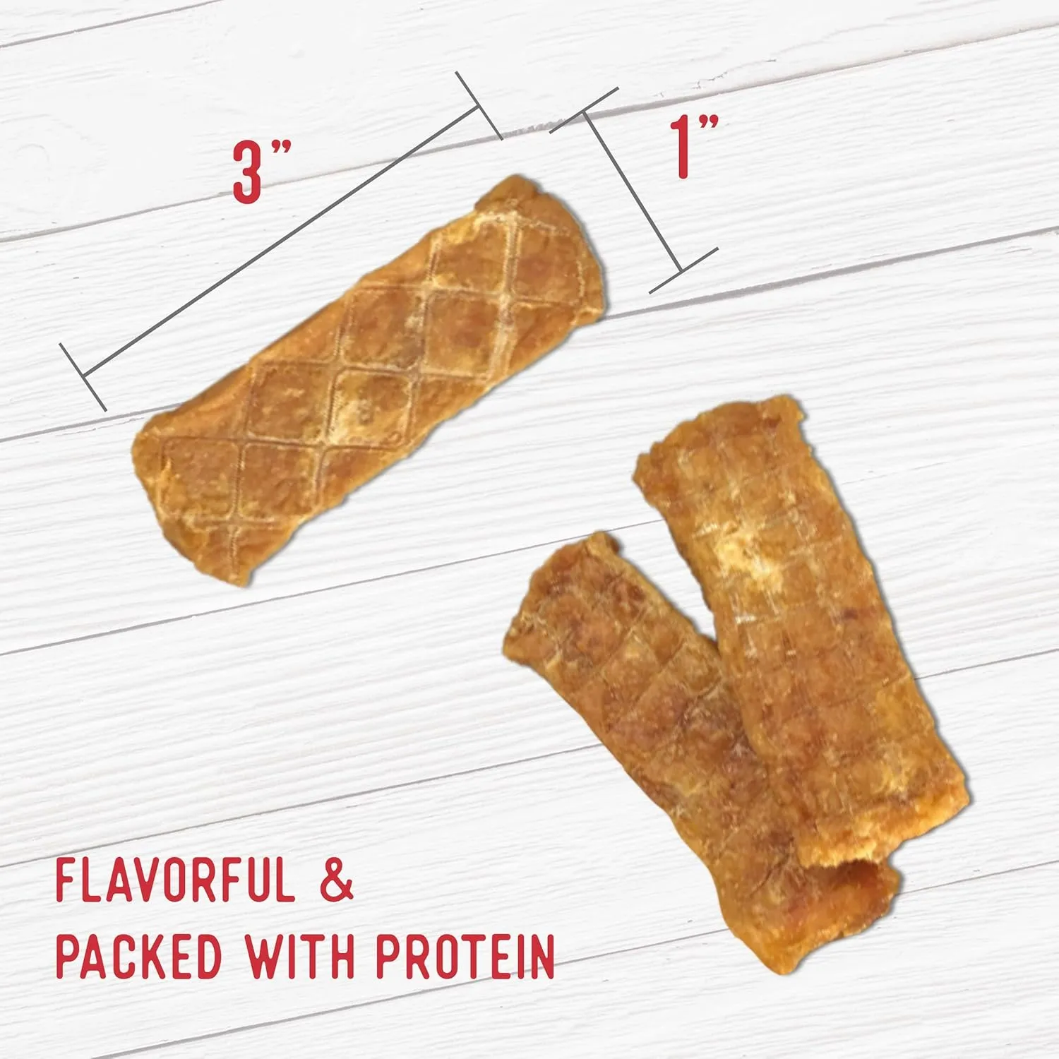 Farmland Traditions Dogs Love Chicken Jerky Dog Treats, Premium Two-Ingredient Dog Jerky with USA-Raised Chicken, 3-Pound Bag