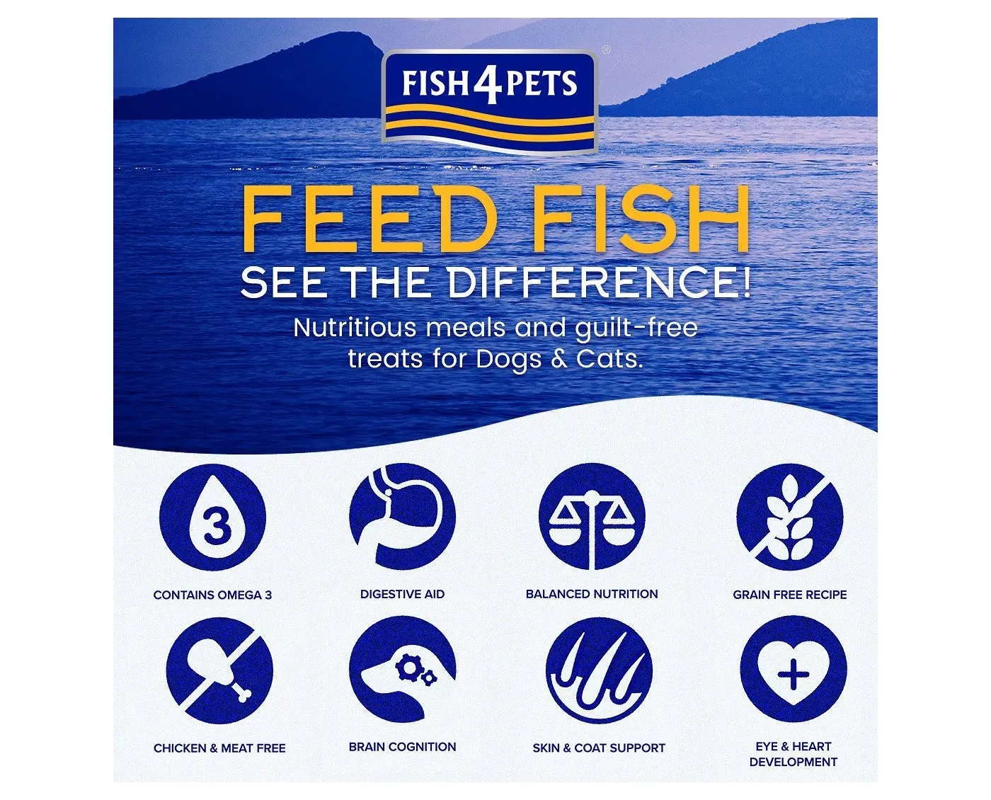 Fish4Dogs - Finest Adult Sardine and Sweet Potato (Large Kibble) - 1.5kg