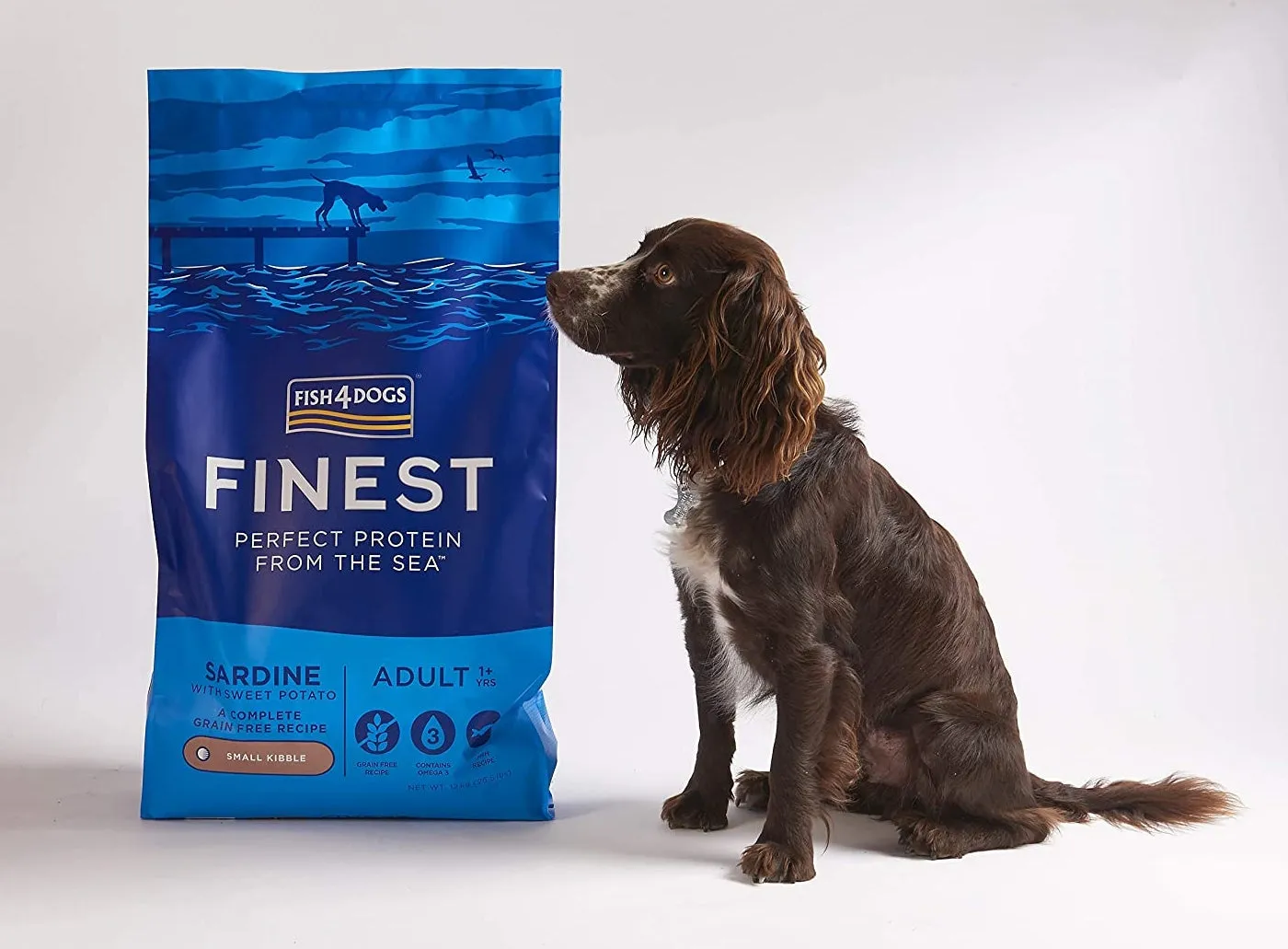 Fish4Dogs - Finest Adult Sardine and Sweet Potato (Large Kibble) - 1.5kg