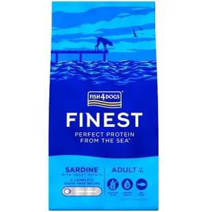 Fish4Dogs - Finest Adult Sardine and Sweet Potato (Large Kibble) - 1.5kg