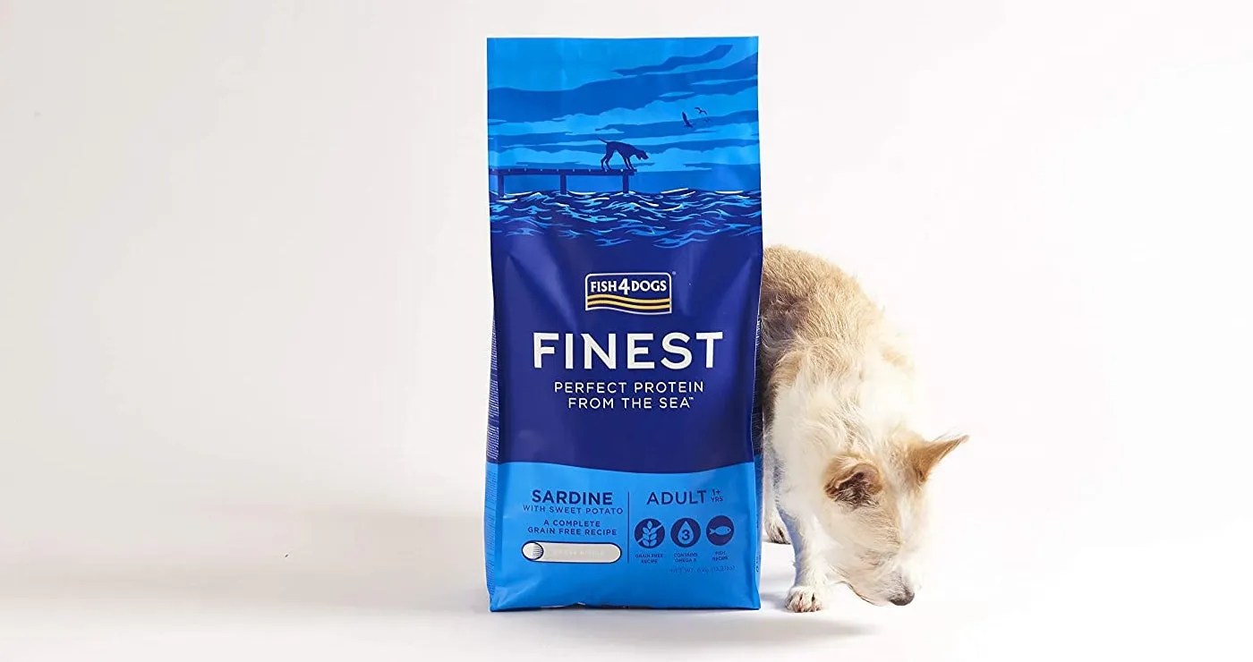 Fish4Dogs - Finest Adult Sardine and Sweet Potato (Large Kibble) - 1.5kg