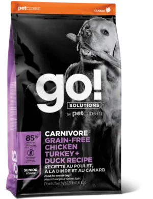 Go! Carnivore Grain Free - Senior - Chicken, Turkey & Duck