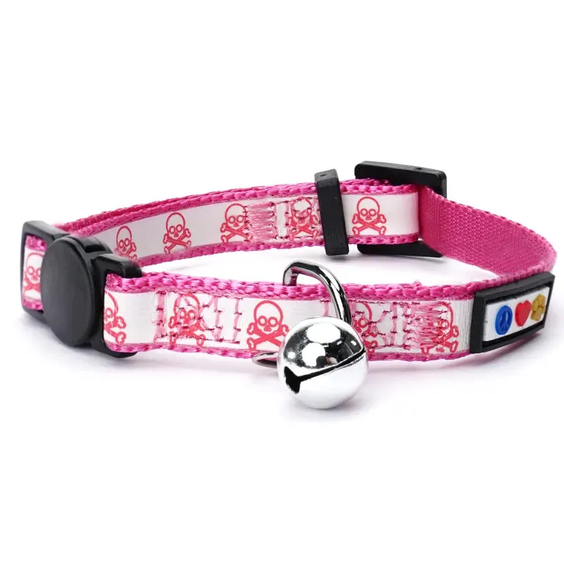 Halloween Glow In The Dark Cat Collar