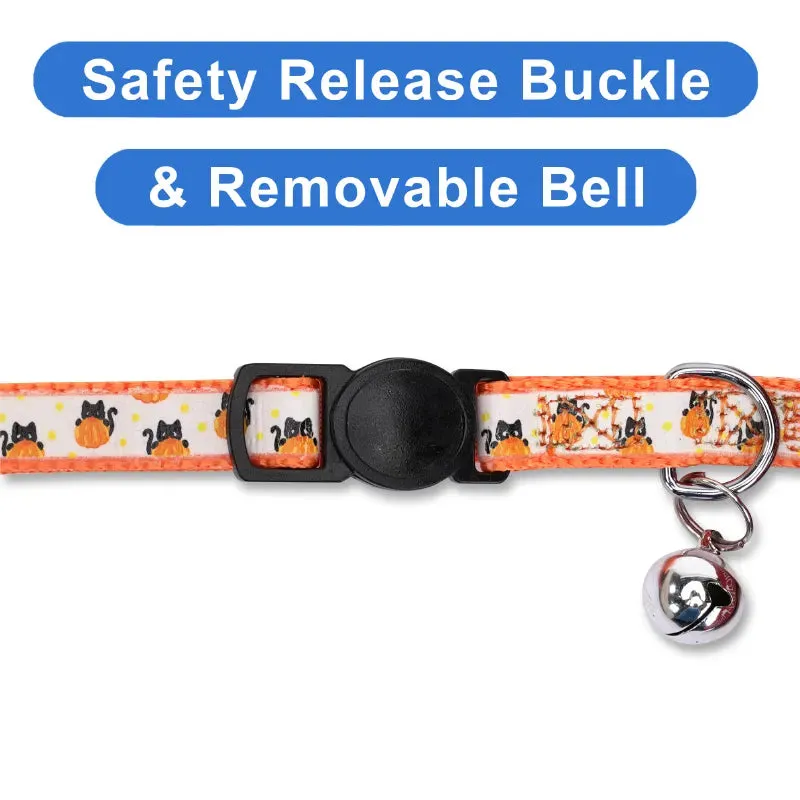 Halloween Glow In The Dark Cat Collar