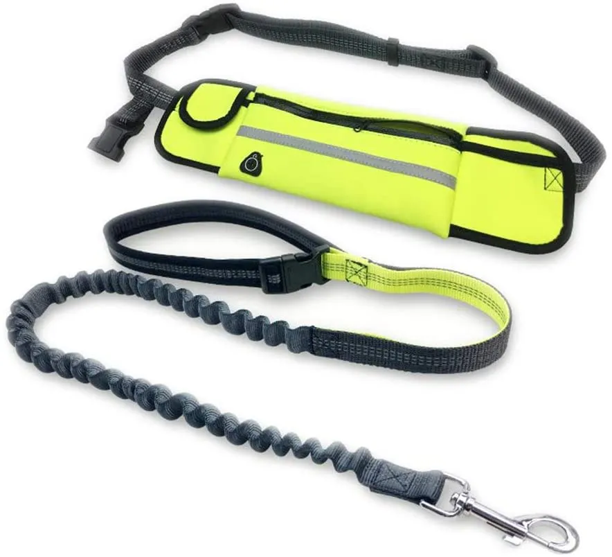 Hands Free Dog Lead Reflective Bungee Dog Lead For Running Dog Leash UK
