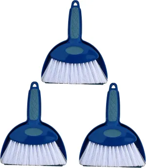 Hefty and Durable Small Hand Broom with Snap-on Dust Pan, Available in Various Package Quantities (3)