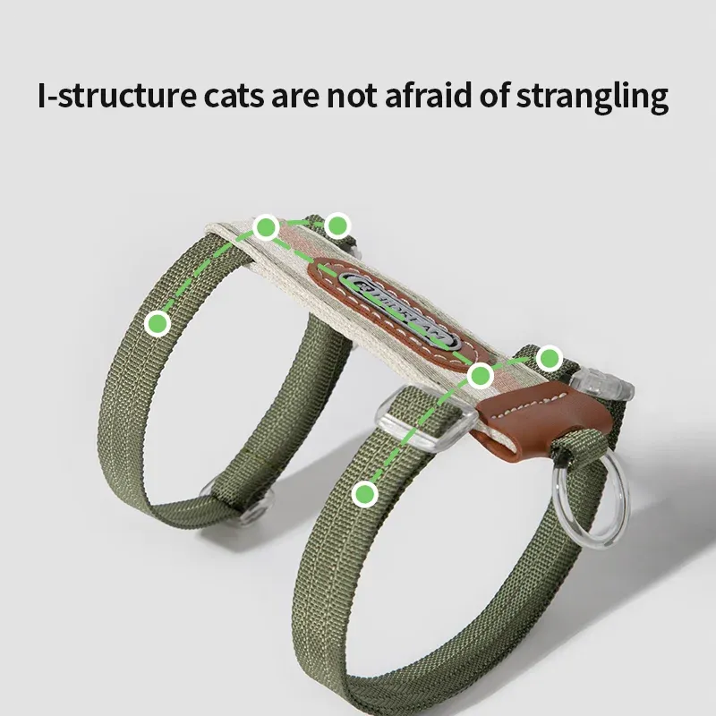 HiDream® | Rainbow Cat Harness and Leash Set