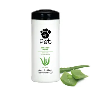 John Paul Pet Ear & Eye Cat and Dog Wipes - 45 Count