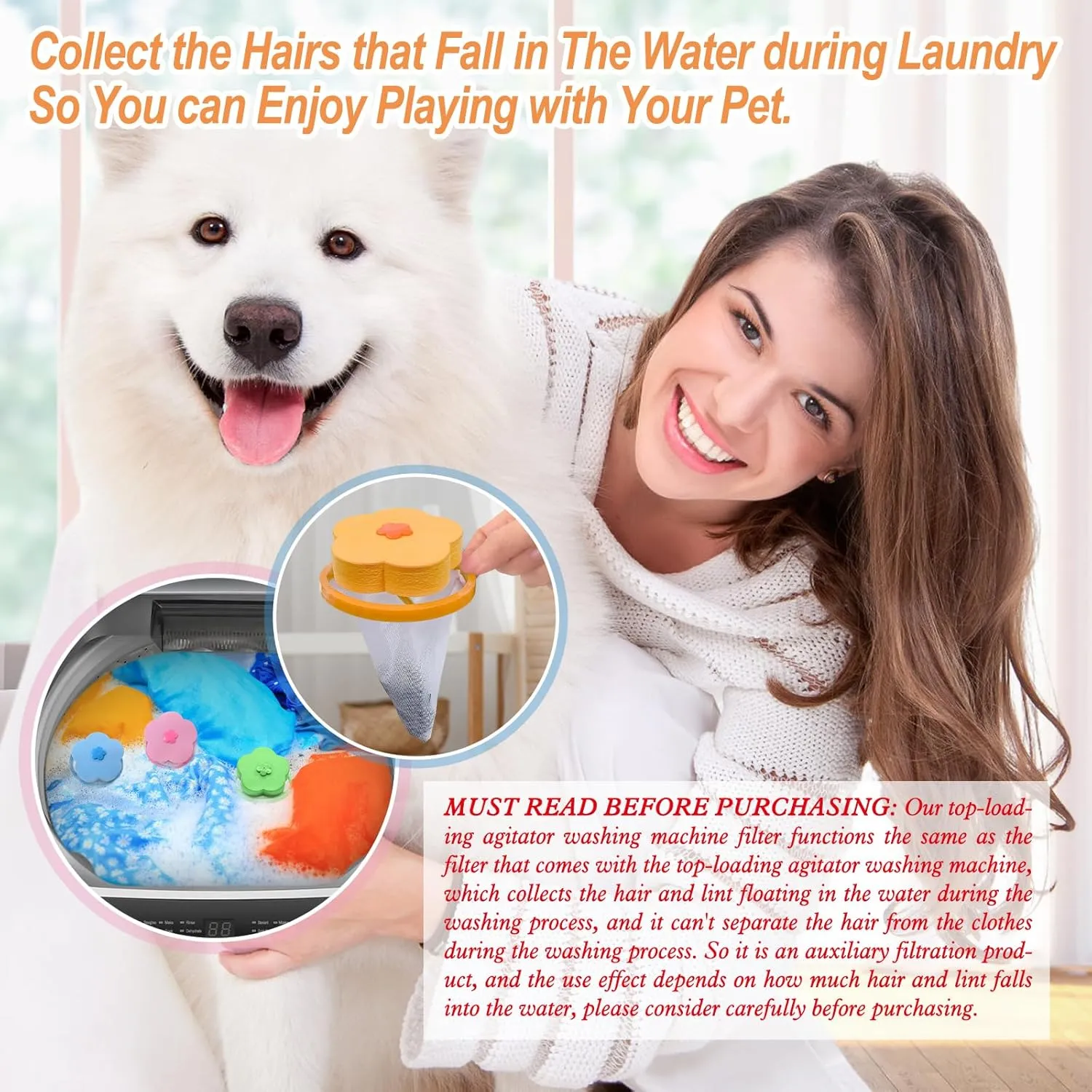 Lint Catcher for Laundry,Pet Hair Remover for Laundry,Washing Machine Floating Lint Mesh Bag,Reusable Household Hair Filter Washer Lint Trap Net Pouch 4 Pieces