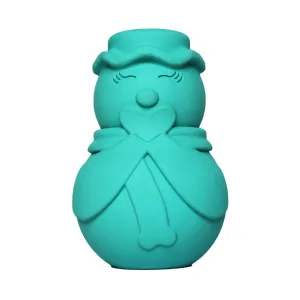Mint Mrs Snowman Rubber Food Enrichment Toy