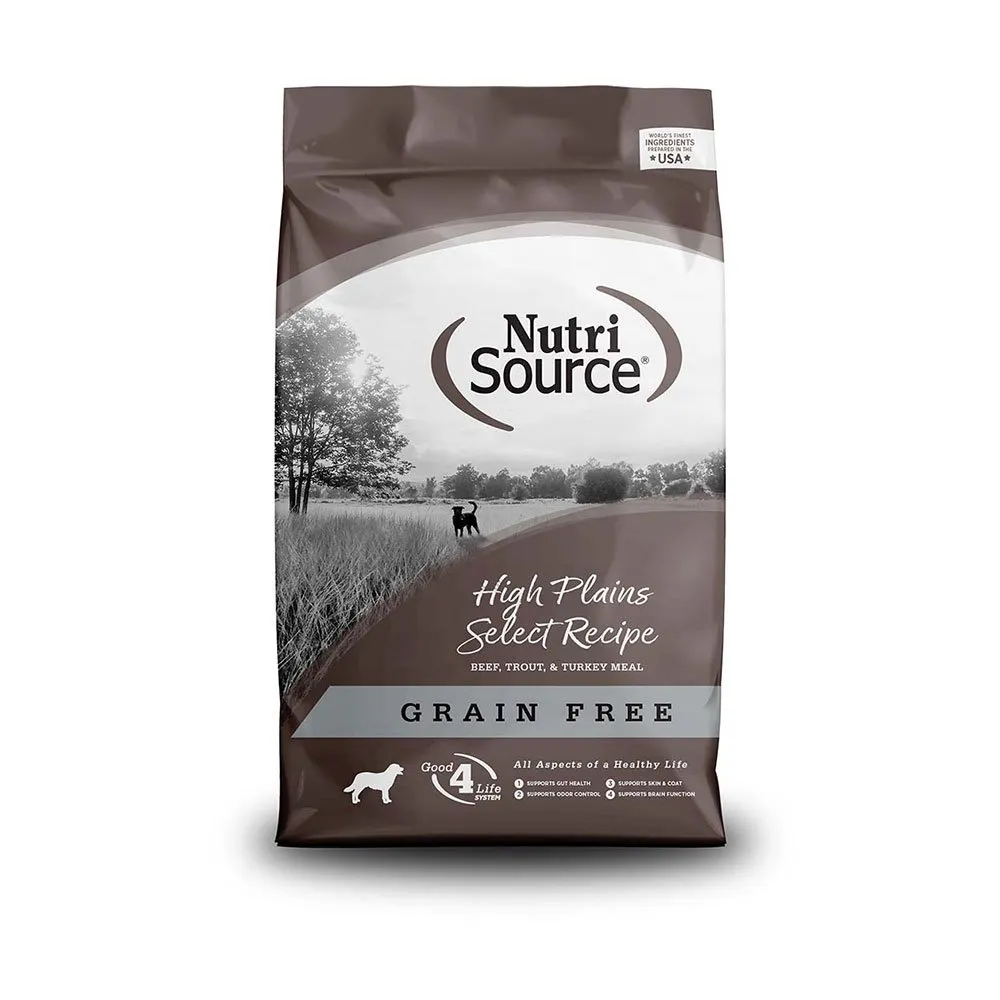 NutriSource High Plains Select Grain Free Dog Food