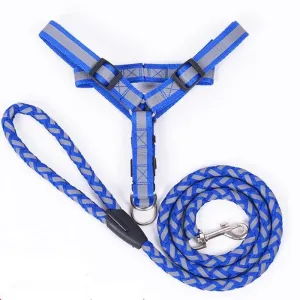Nylon Chest Strap Collar And Leash
