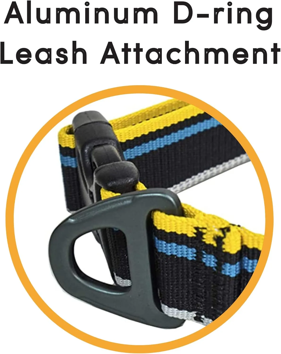 OllyDog Urban Journey Reflective Dog Collar with Sturdy Buckle, Lightweight Training Collar for Large, Medium and Small Dogs (Large, Anthracite)