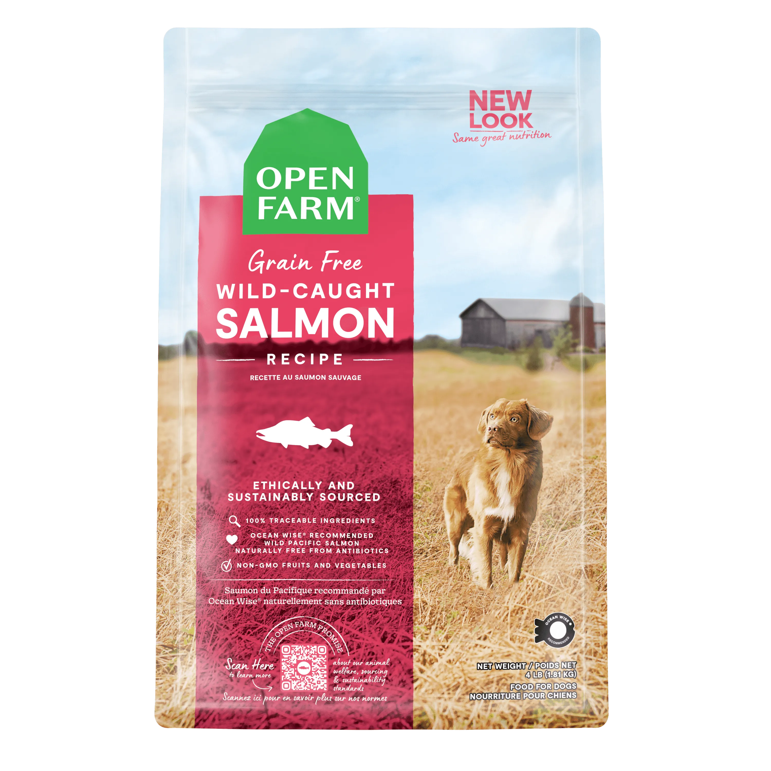 Open Farm Dog Food Wild Caught Salmon
