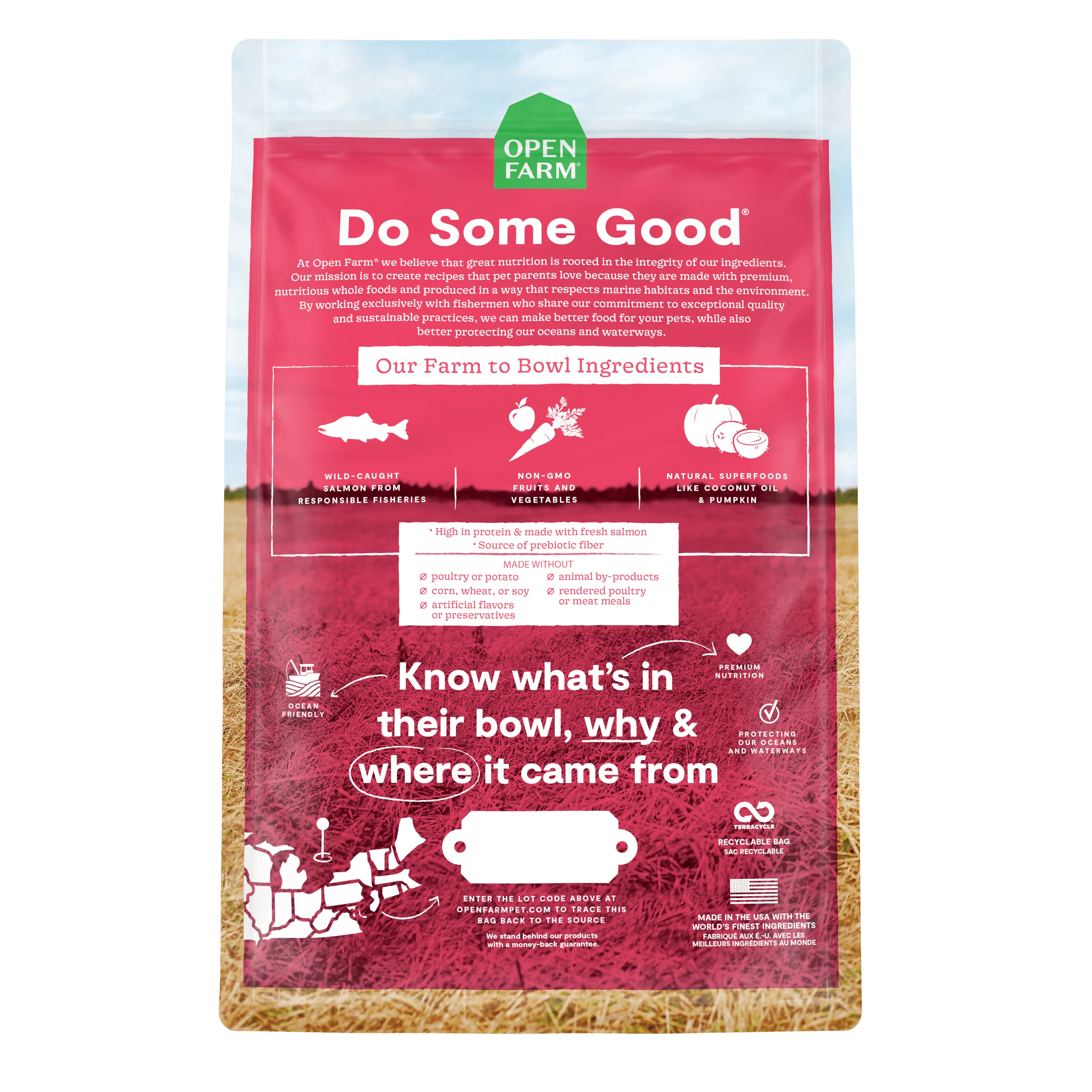 Open Farm Dog Food Wild Caught Salmon