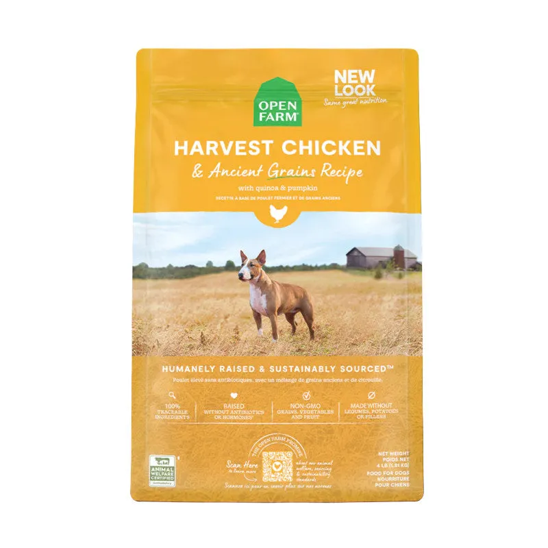 Open Farm Harvest Chicken & Ancient Grains Dry Dog Food