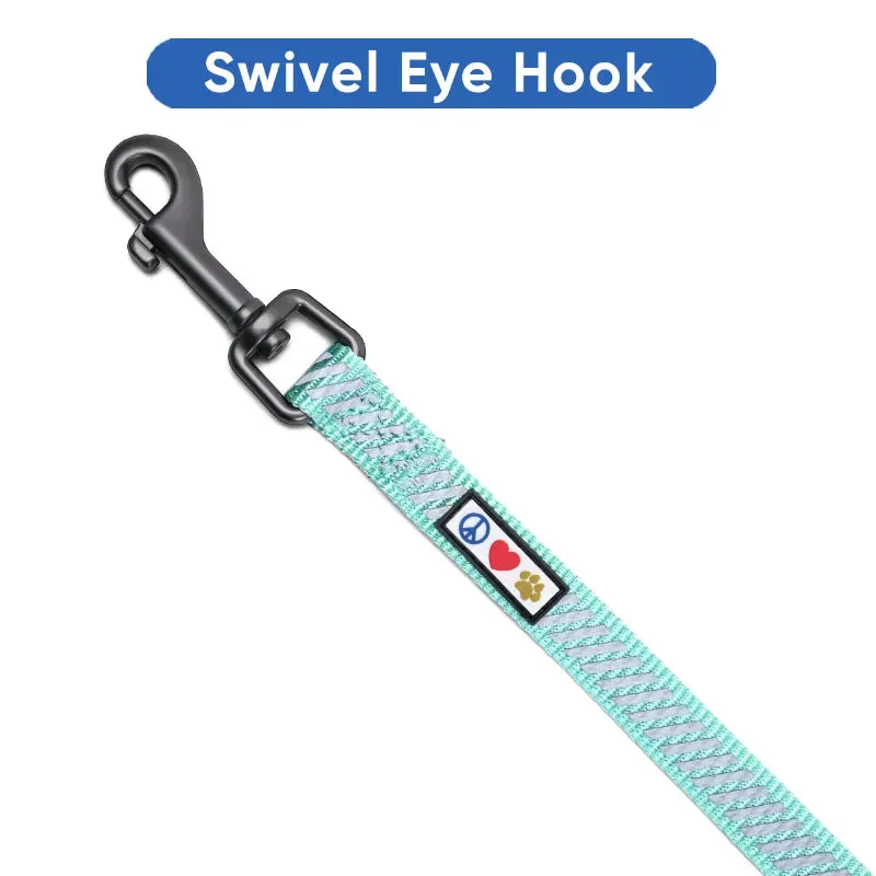 Personalized Traffic Reflective Dog Leash - 6-Ft