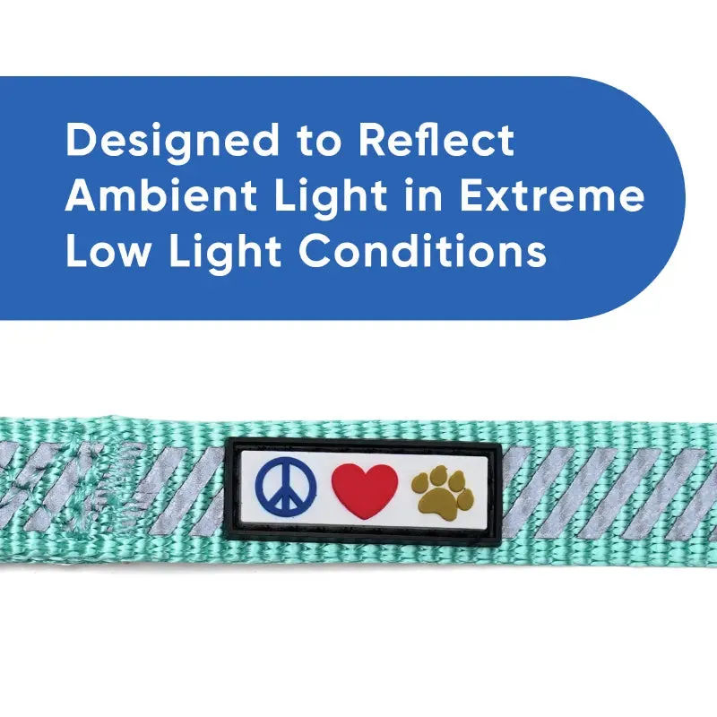 Personalized Traffic Reflective Dog Leash - 6-Ft
