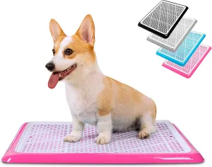 Pet Awesome Dog Potty Tray/Puppy Pee Pad Holder 25x20 Indoor Wee Training for Small and Medium Dogs