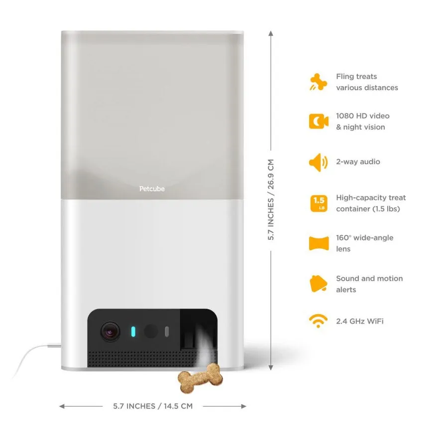 Petcube Bites 2 Lite Smart Hd Camera With Treat Dispenser
