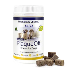 Plaque Off For Dogs (100 Chews)