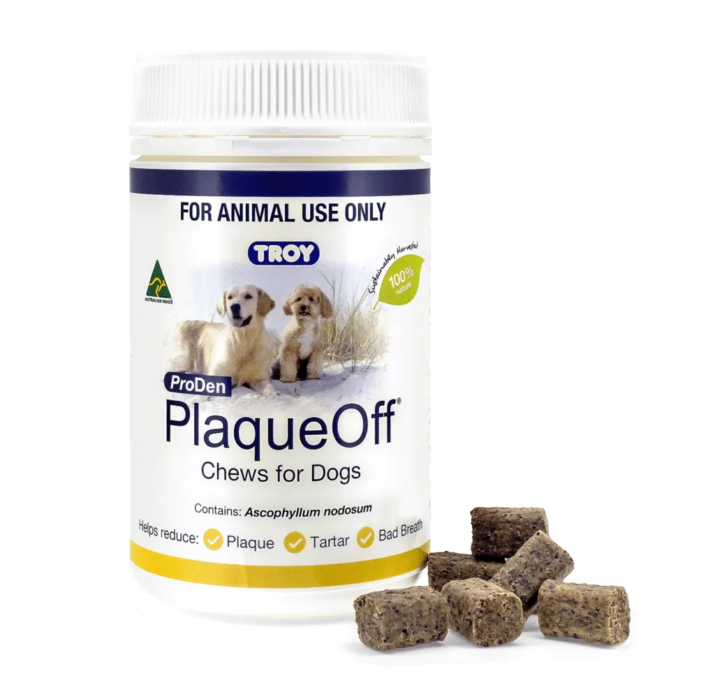 Plaque Off For Dogs (100 Chews)