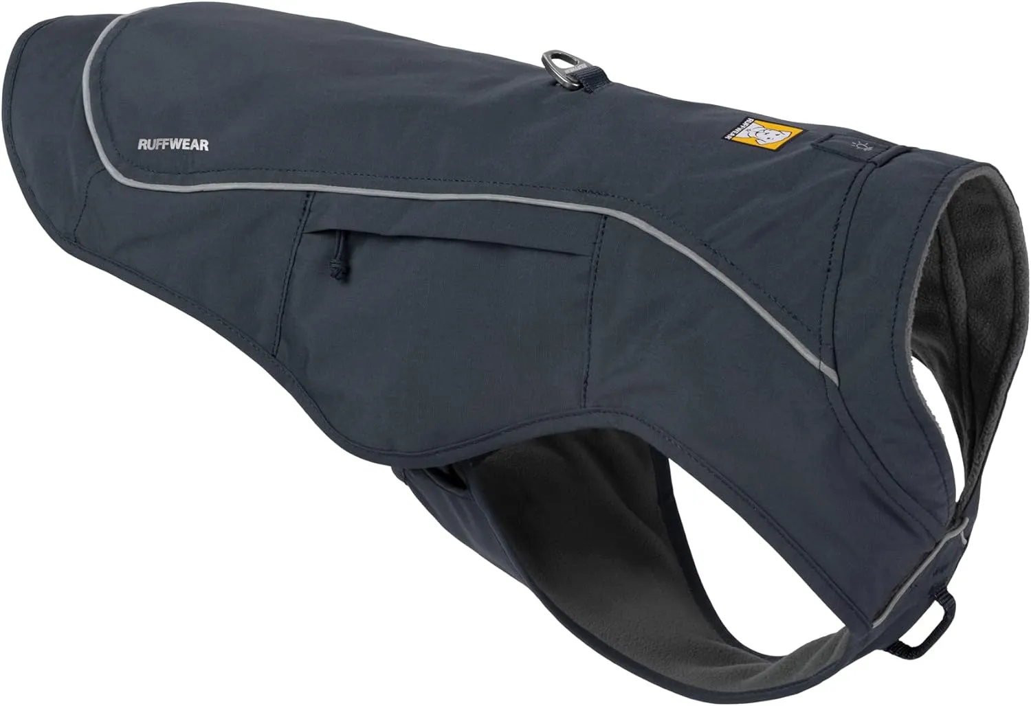 Ruffwear, Overcoat Fuse Jacket Harness Combo for Dogs, Basalt Gray, Large