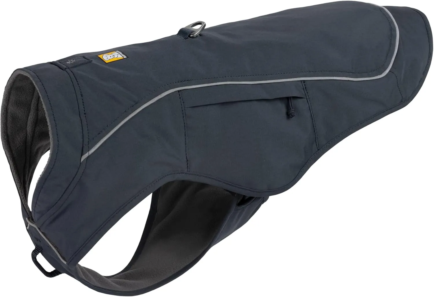 Ruffwear, Overcoat Fuse Jacket Harness Combo for Dogs, Basalt Gray, Large