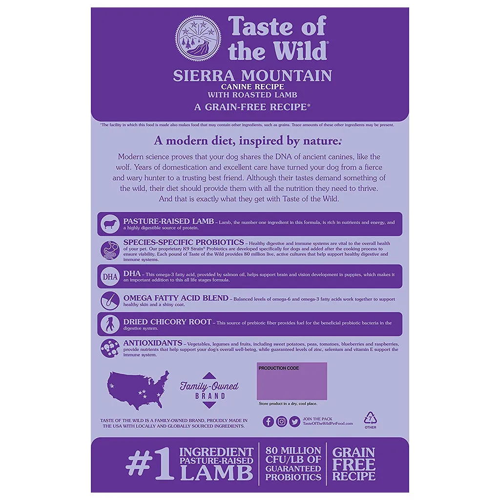 Sierra Mountain with Roasted Lamb