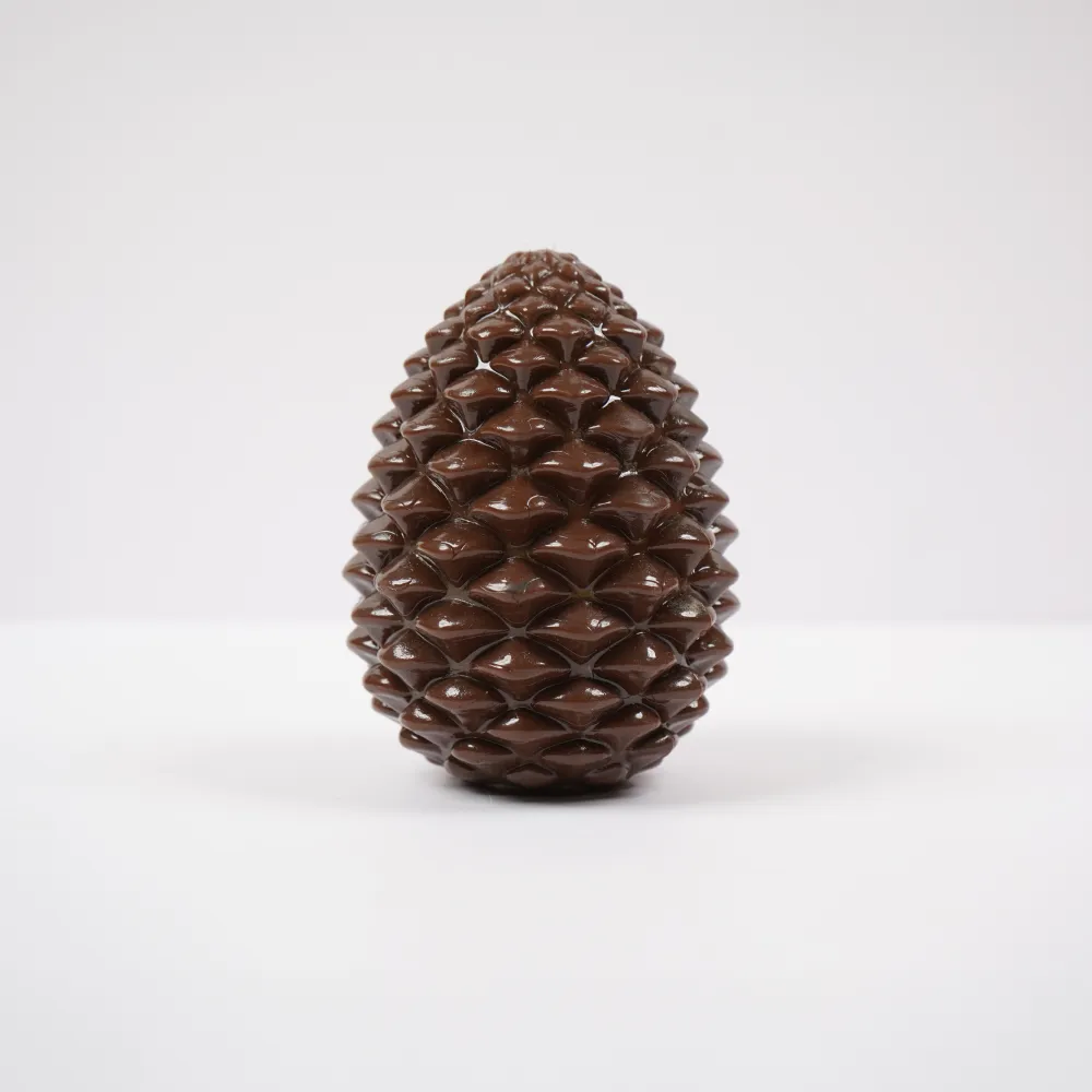 Skatrs Pinecone Treat Dispenser for Dogs (Brown)