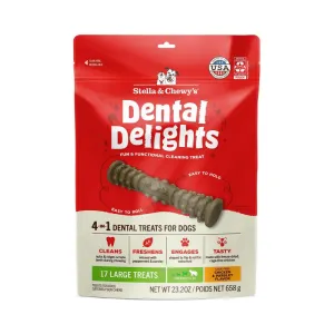 Stella & Chewy's Dental Delights Large Dental Dog Treats