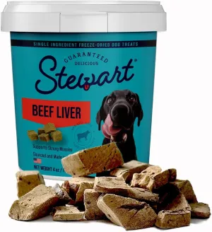 Stewart Freeze Dried Treats 4 oz Beef Liver
