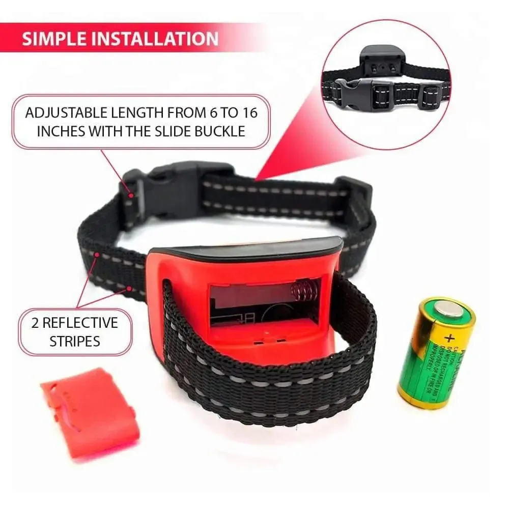 Talis-us Dog Bark Collar - Humane Anti Barking Training Collar - Vibration No Shock Dog Collar
