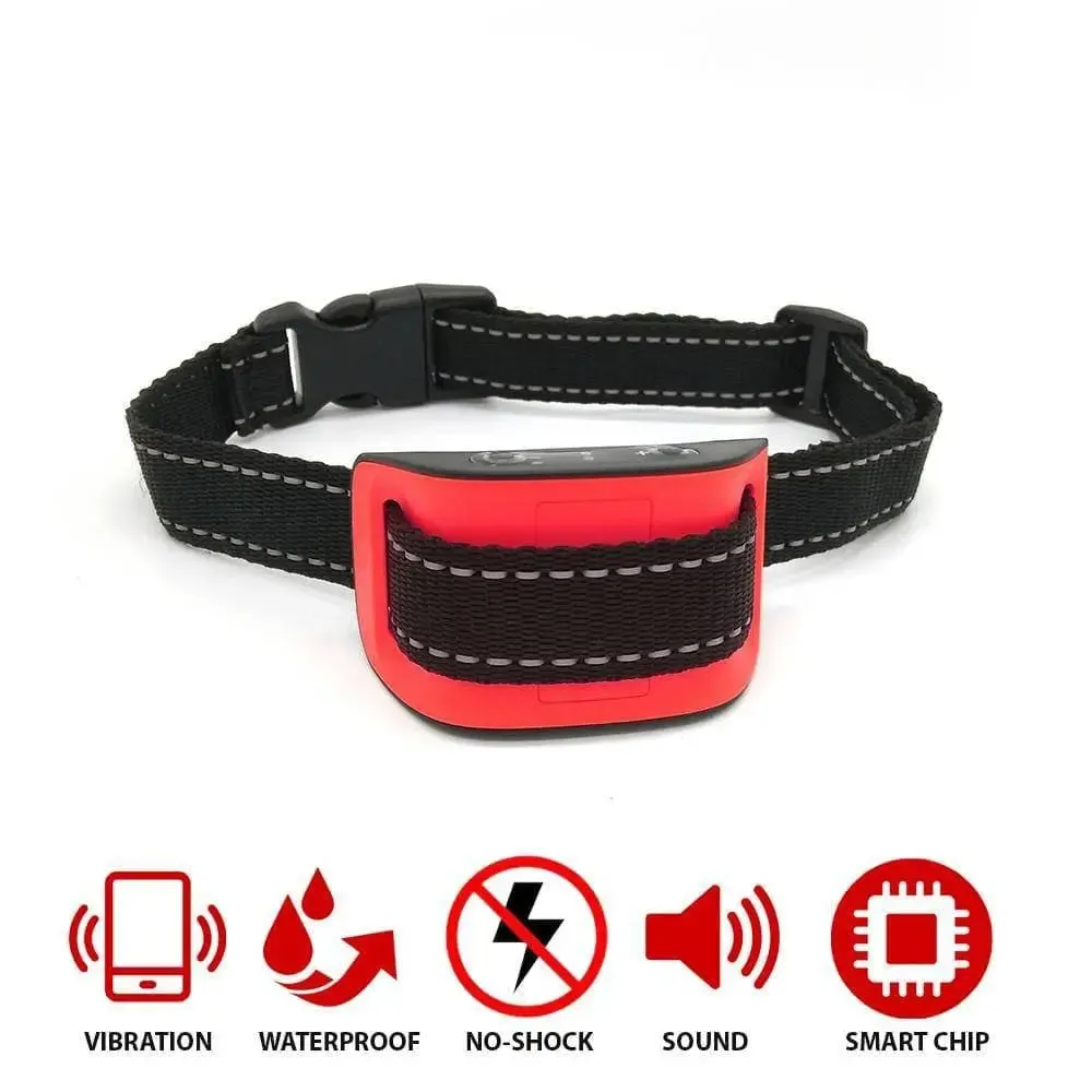 Talis-us Dog Bark Collar - Humane Anti Barking Training Collar - Vibration No Shock Dog Collar